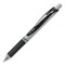 Pentel 0.3 mm Energel RTX Retractable Gel Pen, Black & Silver - Dozen